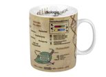 KöNitz Wissensbecher Becher Biologie, Kaffeebecher, Teetasse, Tasse, Porzellan, 460Ml, 1113301624
