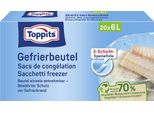 Toppits 4008871208095 Sacchetti Per Congelatore Toppits, 20 X 6 Litri, 290 X 410 Mm