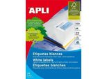 Etichetta, Ilc, 63,5 X 72 Mm, Angoli Arrotondati, 1200 Pezzi/Confezione. , Apli 02416