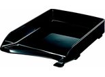 Vassoio Per Lettere Elegante A4 In Plastica Nero Confezione Da 4