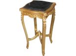 Casa Padrino Tavolino Barocco Con Piano In Marmo Square Gold Mod L18 70 X 37 Cm - Stile Antico