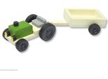 Fiammiferi21 Trattore Trekker Con Rimorchio Bulldogg Kit In Legno Per Bambini Kit Artigianali Kit In Legno Da 8 Anni