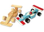 Fiammiferi21 Kit Di Auto Da Corsa Di Formula 1 In Legno Per Bambini Dagli 11 Anni In Su