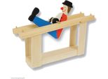 Partite21 Ginnasta Alle Parallele Baricentro Modello In Legno Kit Di Costruzione Per Bambini Da 10 Anni