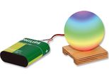 Fiammiferi21 Led Palla Luminosa Gioco Di Luci Con Cambio Di Colore In Plastica E Legno Kit Artigianato Per Bambini Da 12 Anni