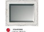 Casa Padrino Specchio Da Parete Barocco Bianco Antico H 49 Cm L 39 Cm - Nobile E Magnifico - Specchio Stile Antico