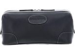 Bruno Banani Pelle Borsa Da Toilette Washbag Black Nero