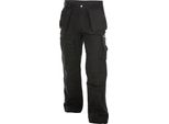 Dassy® Pantaloni Da Lavoro In Tela Texana Con Tasche A Fondina E Tasche Per Ginocchiere Nero 67