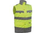 Gilet Ad Alta Visibilità, Neon Yellow/Cement Grey, Taglia 4XL