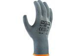 Texxor® Guanti A Maglia Fine Nylon, Grigio/Blu Brufoli