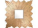Casa Padrino Specchio Da Parete Di Design Oro L 120 X H 120 Cm - Art Deco Luxury Hotel Collection