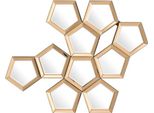 Casa Padrino Specchio Da Parete Di Design Oro L 101 X H 87 Cm - Luxury Hotel Collection
