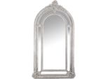 Enorme Specchio Da Parete Barocco In Argento Antico Versailles 210 X 115 Cm - Solido E Pesante - Specchio D'argento