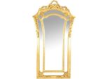Enorme Specchio Da Parete Barocco Casa Padrino Venezia Oro 210 X 115 Cm - Solido E Pesante - Specchio Dorato