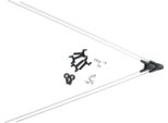 Sks 8315-10180 Coppia Di Supporti A V Bluemels Asr Vr+Hr Per Lastre Di Plastica 10180, Argento/Nero (1 Set)