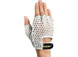 Texxor® Guanti In Nappa Fahrradfahrer, Pelle Naturale / Tessuto Bianco