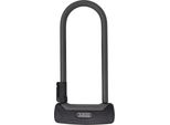 Abus U-Lock Granit Plus 640/135HB230 + Supporto Texkf - Lucchetto Per Bicicletta Extra Leggero Con Grillo Rotondo - Grillo Alto 230 Mm - Livello Di Sicurezza Abus 12 - Nero