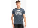 T-Shirt Uomo Slim Fit Ollie Marl Navy/Ecru L Lonsdale