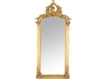 Casa Padrino Specchio Da Parete Barocco Oro 120 X 55 Cm - Solido E Pesante - Specchio In Stile Antico