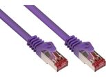 Alcasa 25M Cat6 S/Ftp - RJ-45 - RJ-45 - Maschio/Maschio - Cat6 - S/Ftp (S-STP) - Viola (8060-250V)