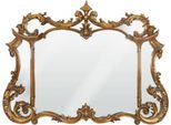 Casa Padrino Specchio Da Parete Barocco Oro H 99 Cm, L 128 Cm - Nobile E Magnifico