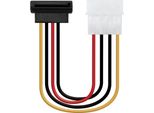 Nanocable 10.19.0201-OEM - Cavo Di Alimentazione Sata Angolato A Molex, 4Pin/M-Sata/H, Maschio-Femmina, 16 Cm