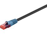 Goobay | Cat 6 | Cavo Patch | Doppino Intrecciato Non Schermato (Utp) | Maschio | RJ-45 | Nero | 30 M