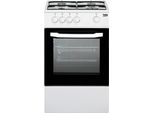 Beko CSG42001FW Küchenherd Freistehender Herd Gas Gaskochfeld Weiß