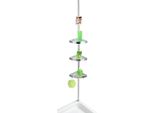 Wenko Scaffale Angolare Telescopico Per Doccia Mensola Cestello Premium Bagno Doccia Estensibile