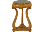 Casa Padrino Tavolino Barocco In Acero Birdseye H70 X 45Cm - Tavolino Luigi Xvi In Stile Antico - Mobili