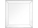 Casa Padrino Luxury Mirror Neo Classic 60 X 60 Cm In Acciaio Inox Nichelato - Specchio Da Parete - Luxury Hotel Furniture Collection