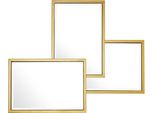 Casa Padrino Specchio Neo Classic 80 X H 96 Cm In Acciaio Inox Color Oro - Specchio Da Parete - Luxury Hotel Furniture Collection