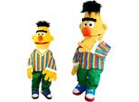 Bert | Marionetta A Mano | Sesame Street | 58 Cm | Figura Di Peluche | Peluche