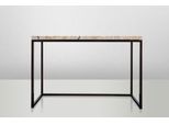 Casa Padrino Tavolino Art DéCo Onice / Metallo 120 X 40 Cm- Tavolino Art Nouveau - Consolle D'arredo