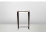 Casa Padrino Tavolino Art DéCo Onice / Metallo 40 X 27 Cm- Tavolino Art Nouveau - Tavolino Fiore D'arredo