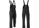 Pantaloni Da Lavoro / Salopette Duero Nero/Rosso Taglia M