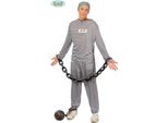 Costume Da Detenuto Per Uomo Taglia M-L, Taglia:S