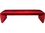 Panca Casa Padrino In Rosso Bordeaux 181 X 50 X H. 48 Cm - Panca