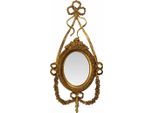 Casa Padrino Specchio Da Parete Barocco Oro L 59 X H 122,5 Cm - Nobile E Magnifico