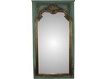 Casa Padrino Specchio Da Parete Barocco In Verde Petrolio/Oro L 105 Cm, H 192 Cm, Aspetto Antico - Nobile E Magnifico