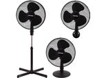 Syntrox 3In1 Ventilatore Da Tavolo Ventilatore Da Parete Con Oscillazione "Nero"""