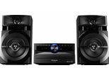 Panasonic SCUX100EK Home Audio Mini System Micro System (Usb, Bluetooth, Laccato Opaco, Stereo, Max Jukebox, 300 W, De 2-Way, Dj, Subwoofer De 13 Cm) Colore Nero