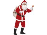 Costume Da Babbo Natale In Flanella Costume Completo Da Babbo Natale M/L