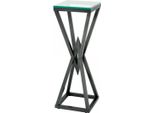 Casa Padrino Tavolino / Colonna In Acciaio Inox Finitura Bronzo 35 X 35 X H 101 Cm - Mobili Da Tavola