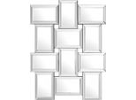 Casa Padrino Specchio Di Design In Vetro Da Parete 91 X H 120 Cm - Collezione Luxury