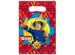 Amscan 9902179 - Sacchetti Per Feste, Fireman Sam, 8 Pezzi, 23 X 16,5 Cm, Omaggio, Festa Di Compleanno Per Bambini