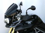 Parabrezza Mra Touring Tn Nero Con Abe Per Triumph New Tiger