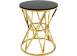 Casa Padrino Tavolino Di Design Art DéCo Oro 44 X H. 55 Cm - Tavoli D'arredo Per Hotel