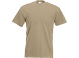 Fruit Of The Loom 61-044-0 | Maglietta Da Uomo Super Premium - Colore: Khaki - Taglia: Xxl