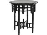 Casa Padrino Luxury Art Deco Designer Mahogany Side Table Black - Qualità Lusso